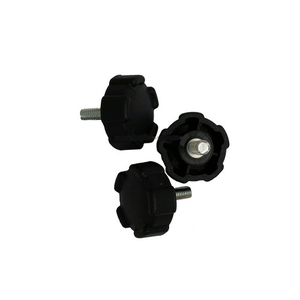 ADJUSTMENT KNOB, BLACK, M6 X 15 MALE by Kinetec