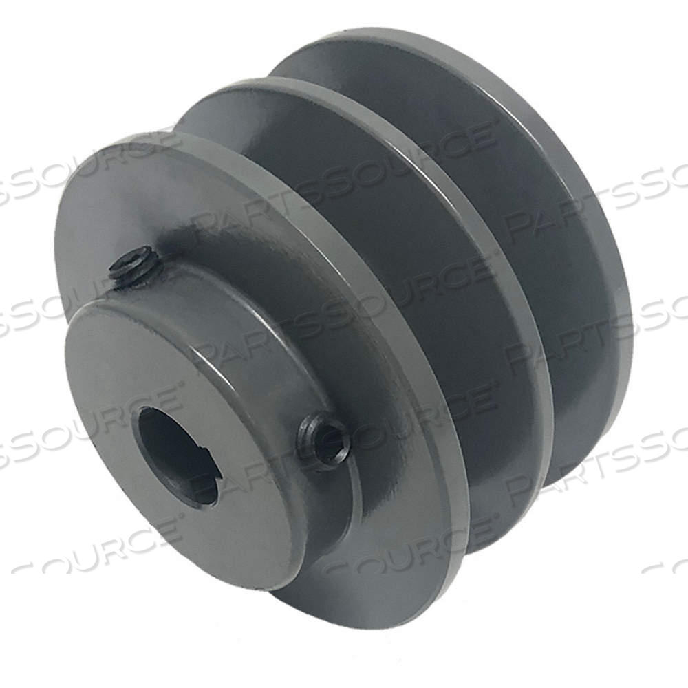 BUSHING, FIXED BORE, 2 GROOVE, 5.95 IN OD, FOR 4L/5L/A/AX/B/BX BELT SECTION, SPOKED by Browning