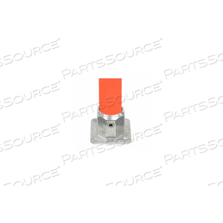 ALUMINUM 4 HOLE SQUARE FLANGE, 1" DIA. by Kee