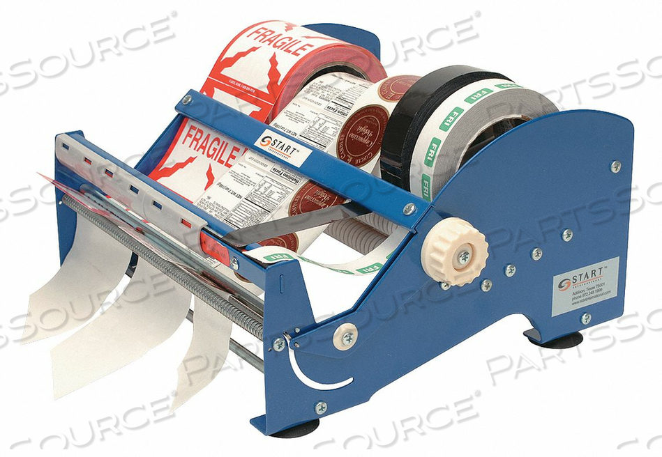 MULTI ROLL TAPE AND LABEL DISPENSER BLUE by Start International