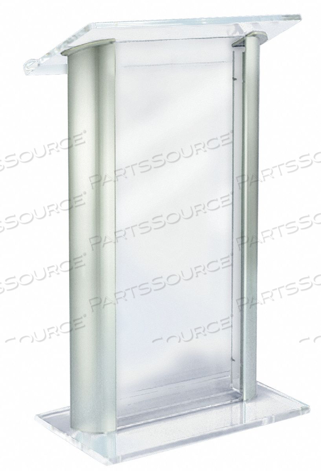 LECTERN CLEAR ACRYLIC 47X27X16 IN 