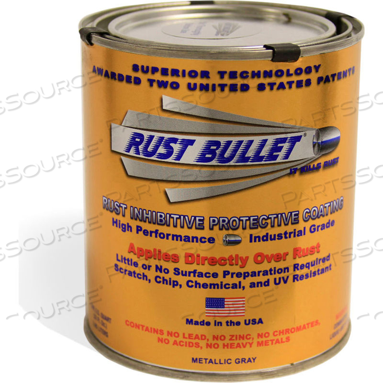 INDUSTRIAL FORMULA RUST INHIBITIVE COATING QUART CAN by Rust Bullet LLC