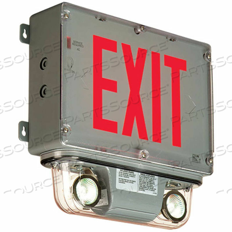 CLASS 1 DIV 2 COMBINATION UNIT - 6V, 8W, NICAD BATTERY, 2- 4W LED MR16 LAMPS CLASS 1 DIV 2 COMBINATION UNIT - 6V, 8W, NICAD BATTERY, 2- 4W LED MR16 LAMPS