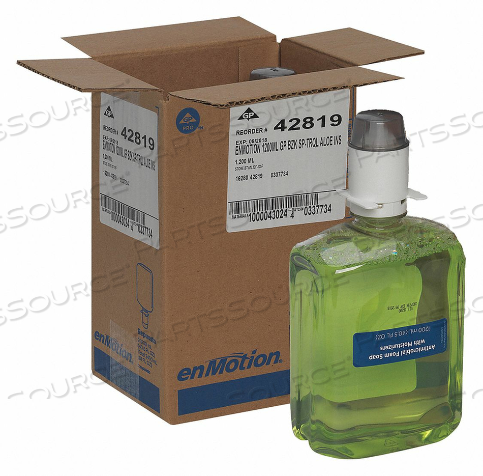 FOAM HAND SOAP 1200ML ALOE VERA PK2 by Georgia-Pacific FOAM HAND SOAP 1200ML ALOE VERA PK2 by Georgia-Pacific