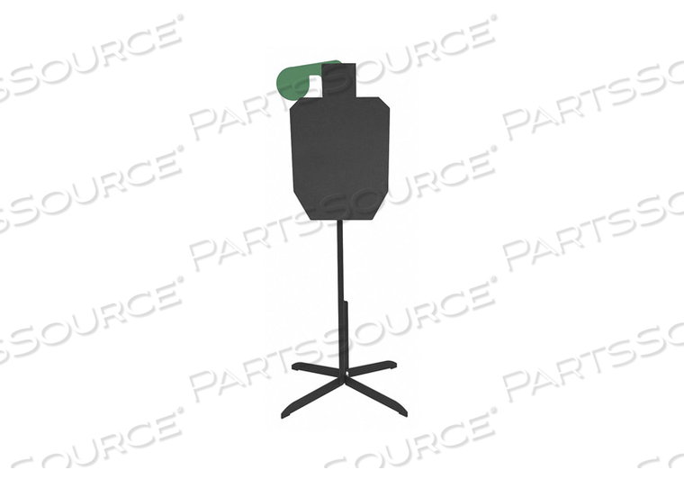 TARGET 30 IN H X 18 IN W BLACK/GREEN by LE Targets