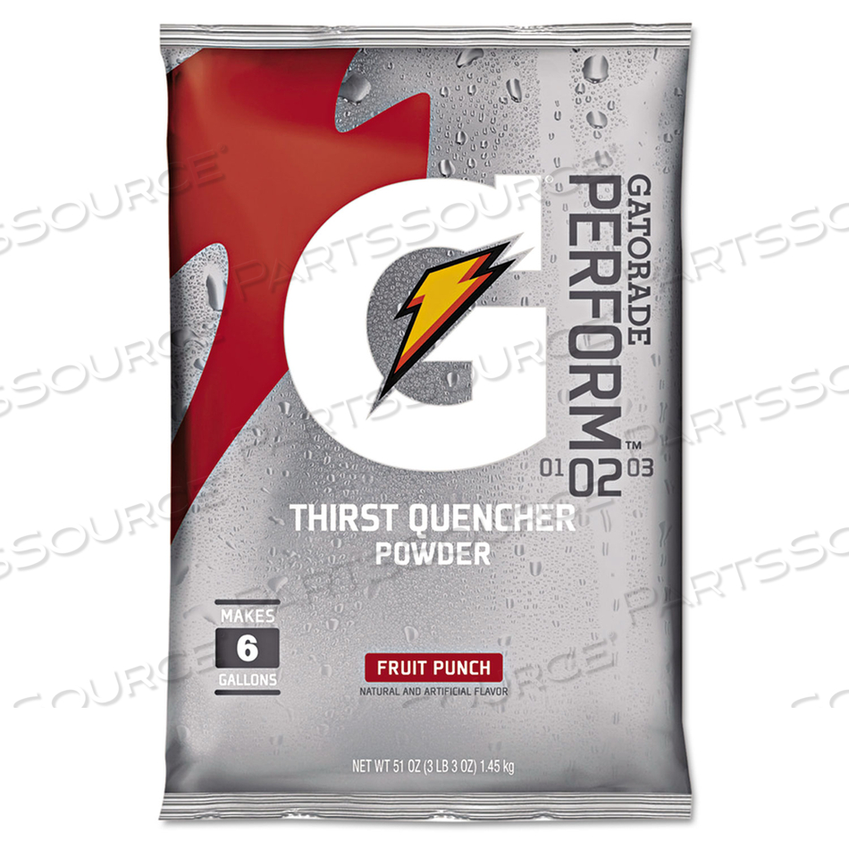 ORIGINAL POWDERED DRINK MIX, FRUIT PUNCH, 51OZ PACKET by Gatorade