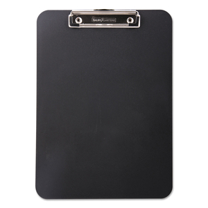 UNBREAKABLE RECYCLED CLIPBOARD, 0.5" CLIP CAPACITY, HOLDS 8.5 X 11 SHEETS, BLACK by Mobile OPS