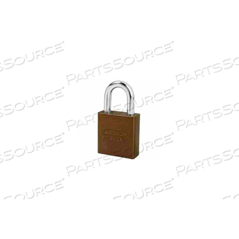 AMERICAN LOCK NO. HIGH SECURITY SOLID ALUMINUM PADLOCK 5 PIN CYLINDERS - BROWN by Master Lock