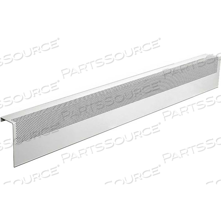 BASEBOARDERS BASIC SERIES 4 FT STEEL EASY SLIP-ON BASEBOARD HEATER COVER, WHITE by Buss General Partner Co. Ltd BASEBOARDERS BASIC SERIES 4 FT STEEL EASY SLIP-ON BASEBOARD HEATER COVER, WHITE by Buss General Partner Co. Ltd
