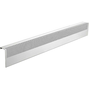 BASEBOARDERS BASIC SERIES 4 FT STEEL EASY SLIP-ON BASEBOARD HEATER COVER, WHITE by Buss General Partner Co. Ltd BASEBOARDERS BASIC SERIES 4 FT STEEL EASY SLIP-ON BASEBOARD HEATER COVER, WHITE by Buss General Partner Co. Ltd