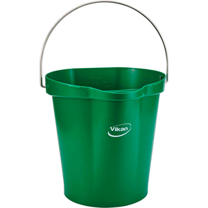 VIKAN 3 GALLON BUCKET, GREEN by Vikan