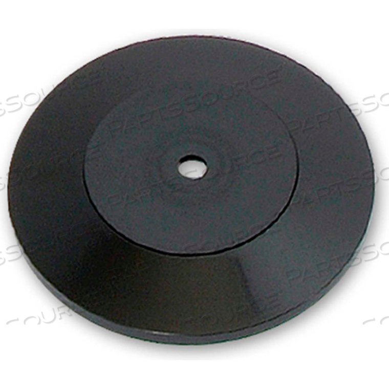 FLAT REVOLVING DISPLAY BASE, 0.75"H X 7"DIA, BK - PKG QTY 10 