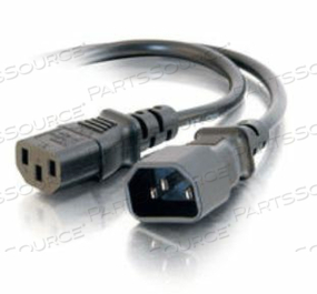 1FT POWER EXTENSION CORD C13-C14 16AWG by Legrand AV (C2G)