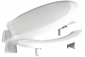 TOILET SEAT ROUND BOWL OPEN FRONT WHITE by Centoco