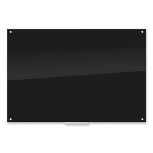 BLACK GLASS DRY ERASE BOARD, 70 X 47 by U Brands