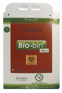 BIO-BIN WASTE CONTAINER 30L PK10 by Dynalon