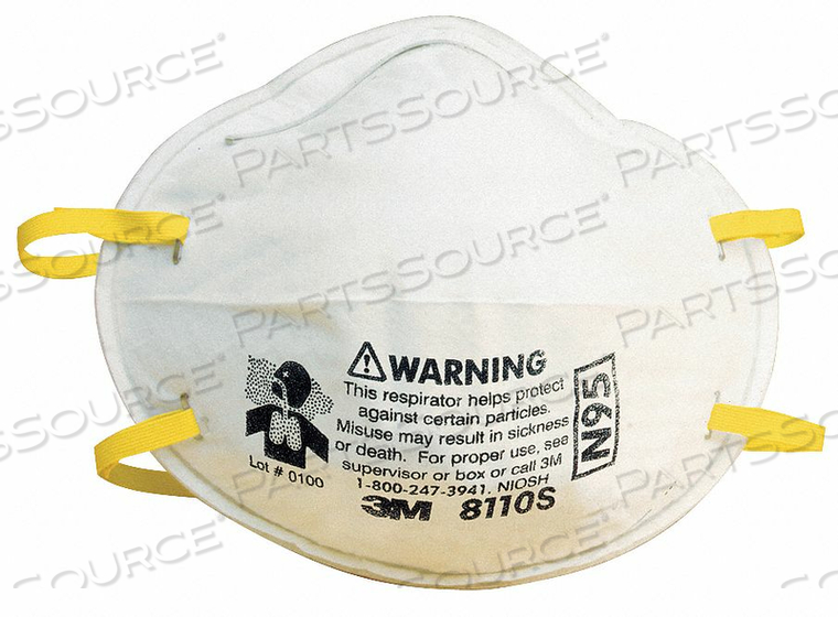 DISPOSABLE RESPIRATOR S N95 MOLDED PK20 by 3M Consumer DISPOSABLE RESPIRATOR S N95 MOLDED PK20 by 3M Consumer