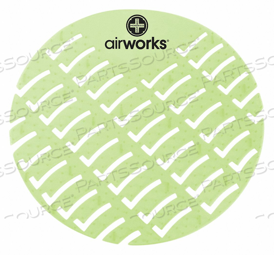 URINAL SCREEN ROUND HERBAL MINT PK60 by Hospeco