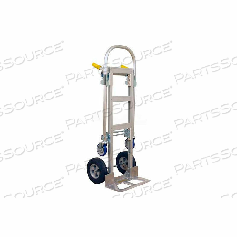 SPARTAN JR. ALUMINUM 2-IN-1 HAND TRUCK RUBBER WHEELS SPARTAN JR. ALUMINUM 2-IN-1 HAND TRUCK RUBBER WHEELS