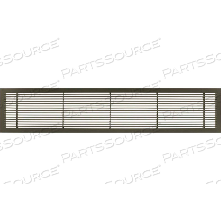 AG10 SERIES 2-1/4" X 14" SOLID ALUM FIXED BAR SUPPLY/RETURN AIR VENT GRILLE, ANTIQUE BRONZE 