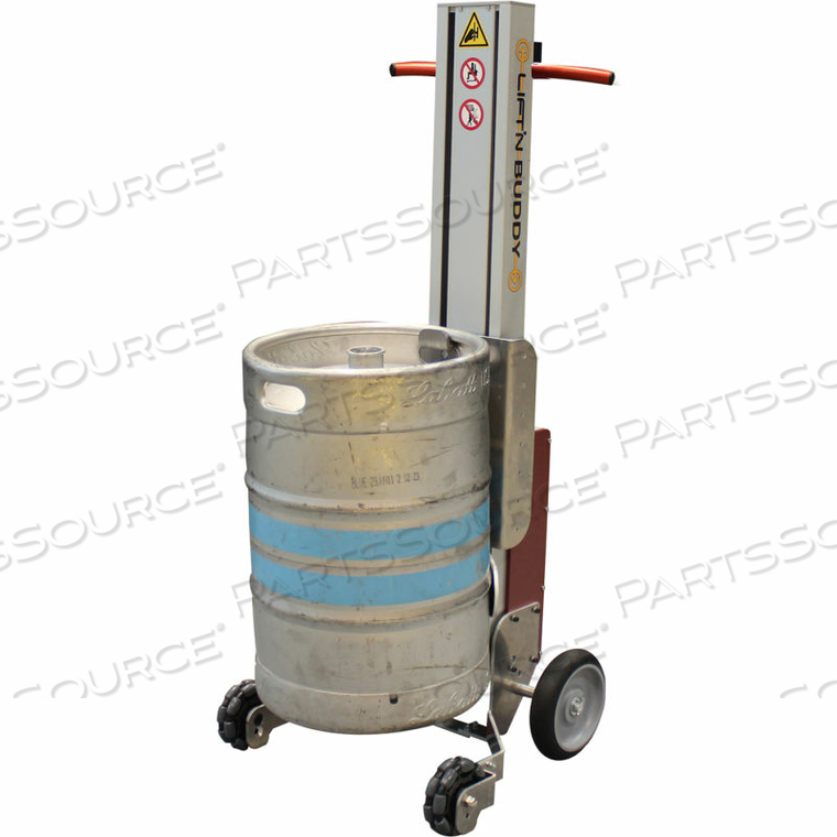 ALUMINUM BATTERY POWERED ELECTRIC KEG LIFTING HAND TRUCK 200 LB. CAP. by Lift'n Buddy ALUMINUM BATTERY POWERED ELECTRIC KEG LIFTING HAND TRUCK 200 LB. CAP. by Lift'n Buddy