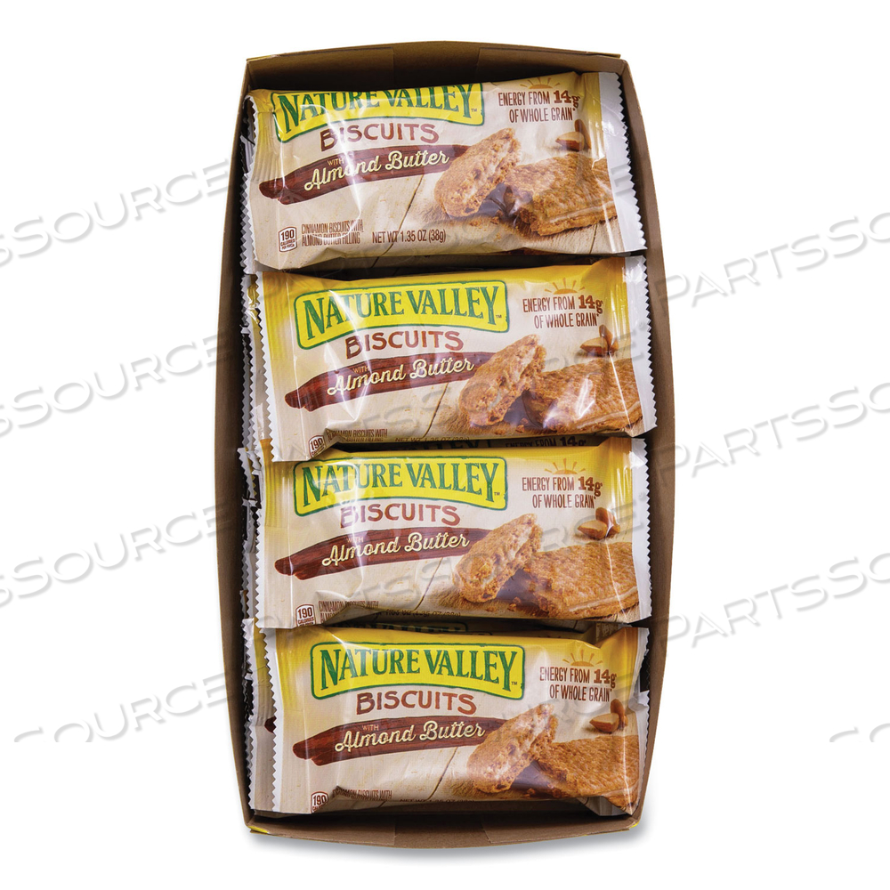 BISCUITS, ALMOND BUTTER, 1.35 OZ POUCH by Nature Valley BISCUITS, ALMOND BUTTER, 1.35 OZ POUCH by Nature Valley