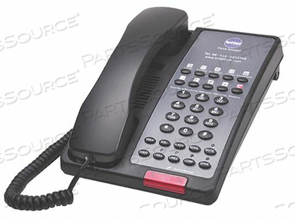 HOSPITALITY PHONE ANALOG WALL/DESK BLACK by Bittel