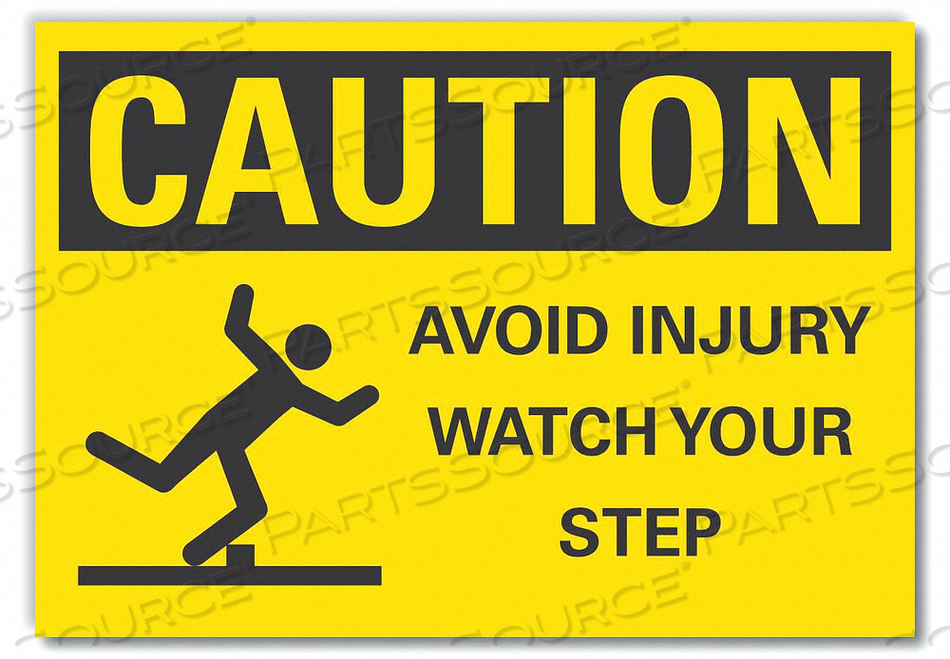 CAUTION SIGN SELF-ADHESIVE VINYL 5 IN H by Lyle Signs Inc. CAUTION SIGN SELF-ADHESIVE VINYL 5 IN H by Lyle Signs Inc.