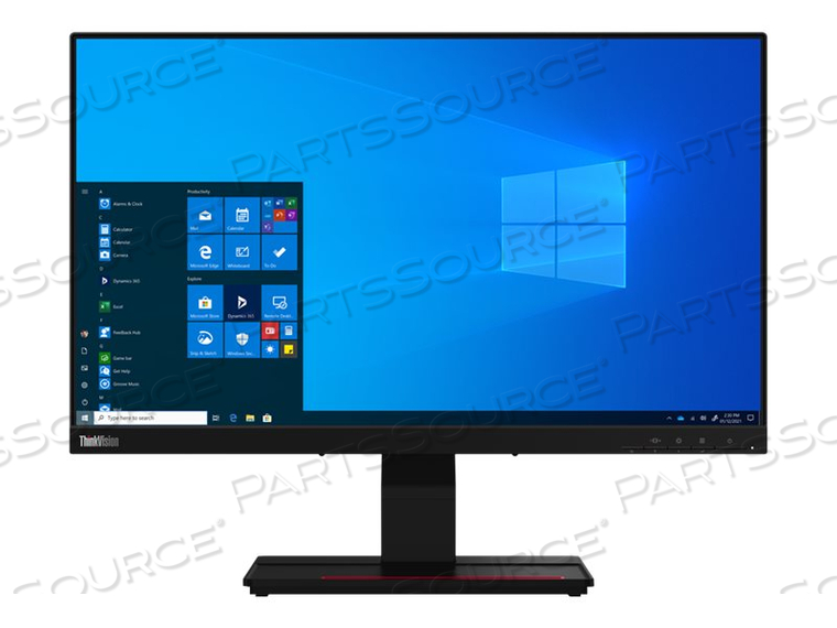 THINKVISION T24T-20, LED MONITOR, 24" (23.8" VIEWABLE), TOUCHSCREEN, 1920 X 1080 FULL HD (1080P) @ 60 HZ, IPS, 300 CD/M-, 1000:1, 4 MS, HDMI by Lenovo