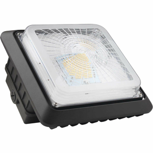 COMMERCIAL LED SQUARE CANOPY LIGHTING, 40W, 5000 LUMENS, 5000K, IP65, UL, DLC PREMIUM by JD International Lighting