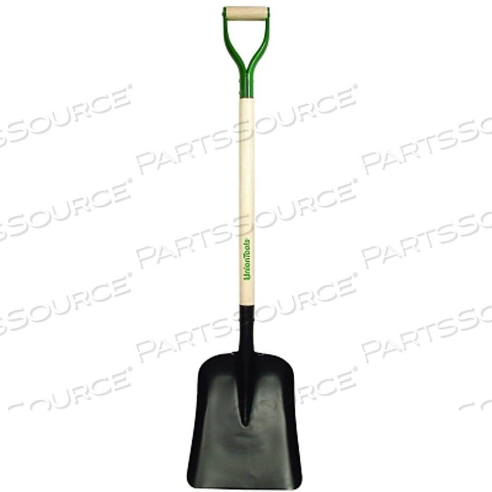 GENERAL & SPECIAL PURPOSE SHOVEL, 14.5 IN L X 11.5 IN W BLADE, 29 IN NORTH AMERICAN HARDWOOD D-GRIP HANDLE by Razor-Back GENERAL & SPECIAL PURPOSE SHOVEL, 14.5 IN L X 11.5 IN W BLADE, 29 IN NORTH AMERICAN HARDWOOD D-GRIP HANDLE by Razor-Back