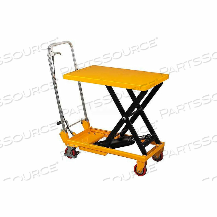 MOBILE SINGLE SCISSOR LIFT TABLE 1100 LB. CAPACITY by Wesco
