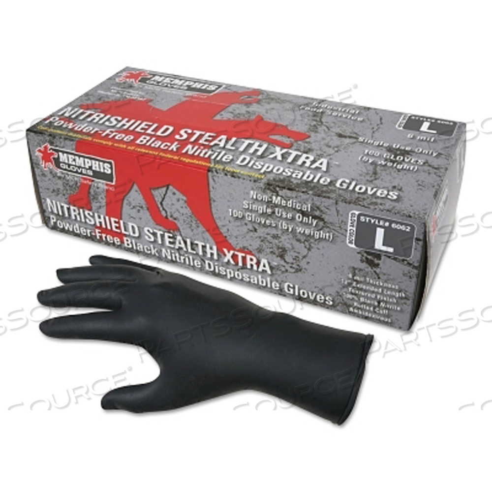 DISPOSABLE GLOVES NITRILE M by MCR Safety