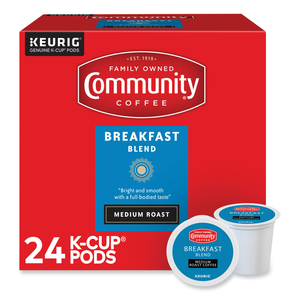 BREAKFAST BLEND K-CUP, 24/BOX by Community Coffee