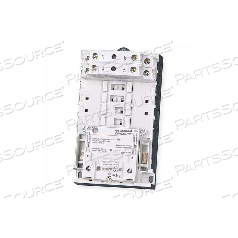 CONTACTOR PANEL W/ENCLOSURE TYPE OPEN, 30A, 6 POLE (5)NO (1)NC, 277V 