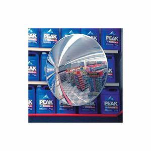 ROUND POLYCARBONATE CONVEX MIRROR, INDOOR/OUTDOOR, 36" DIA., VIEWING ANGLE by Safety Security Products Company
