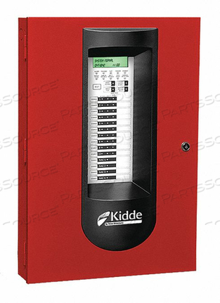 ALARM CONTROL PANEL RED 16-1/4 W STEEL by Kidde