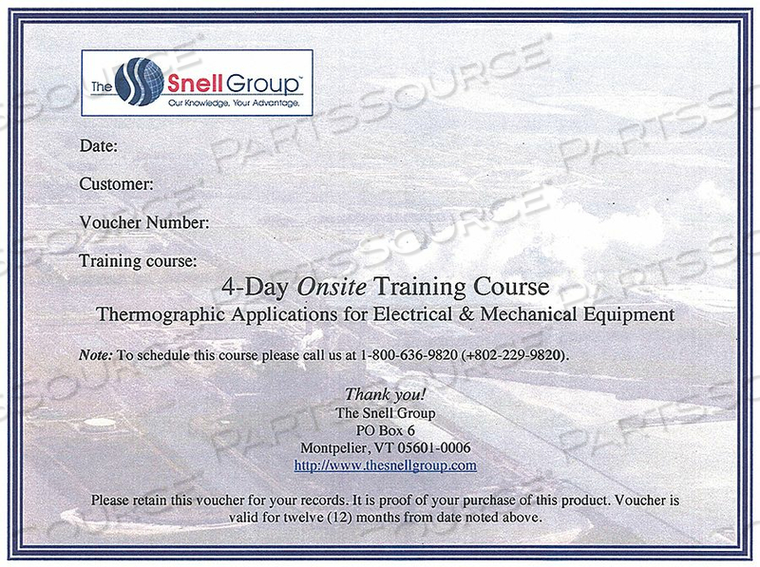 THERMOGRAPHY TRAINING ONSITE by The Snell Group