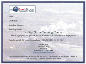 THERMOGRAPHY TRAINING ONSITE by The Snell Group THERMOGRAPHY TRAINING ONSITE by The Snell Group
