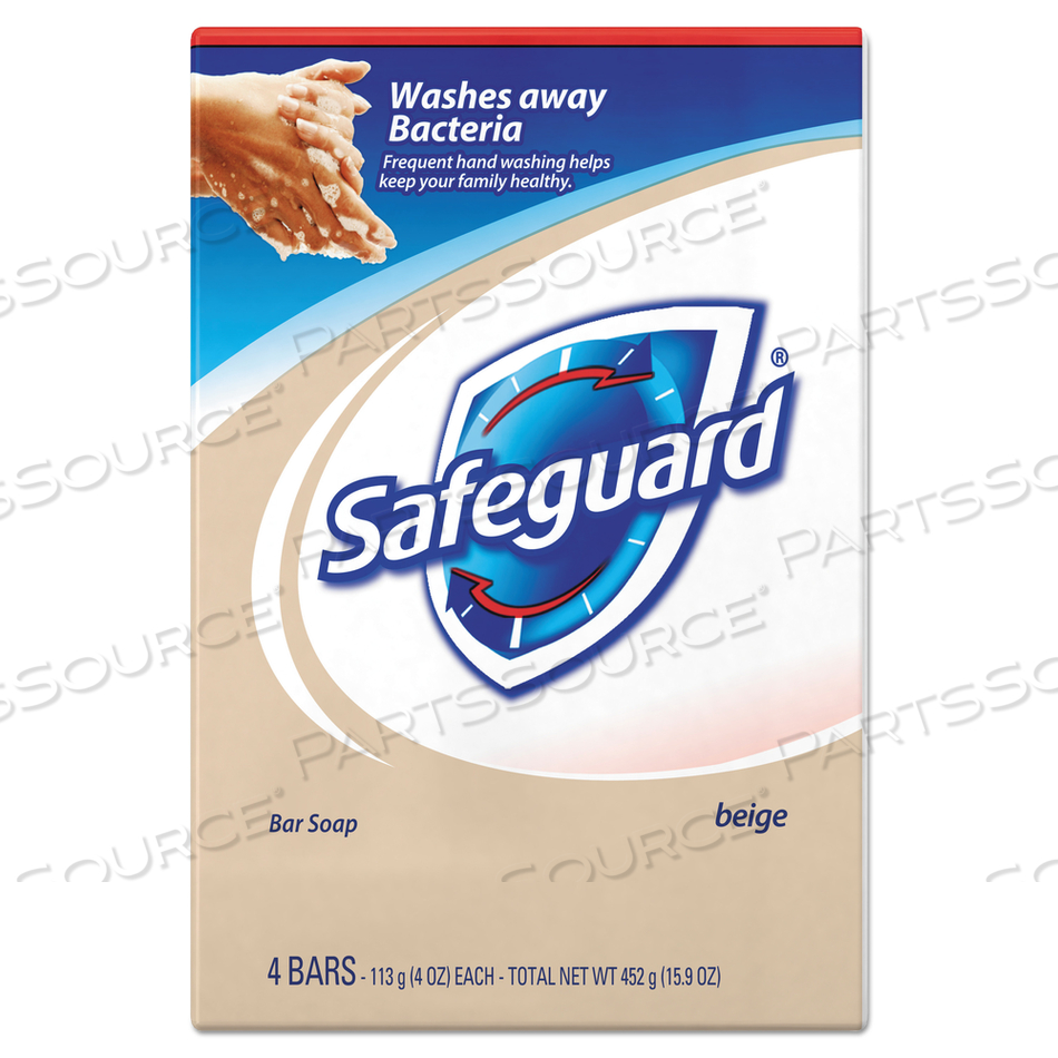 DEODORANT BAR SOAP, LIGHT SCENT, 4 OZ by Safeguard DEODORANT BAR SOAP, LIGHT SCENT, 4 OZ by Safeguard