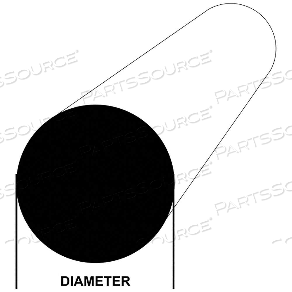 12L14 CARBON STEEL ROD, 3/16 IN OUTSIDE DIA, +/-0.002 IN, 36 IN OVERALL LG, COLD FINISHED, MILL by Approved Vendor