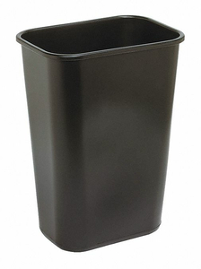 D2131 TRASH CAN RECTANGLE 10 GAL. BLK by Tough Guy