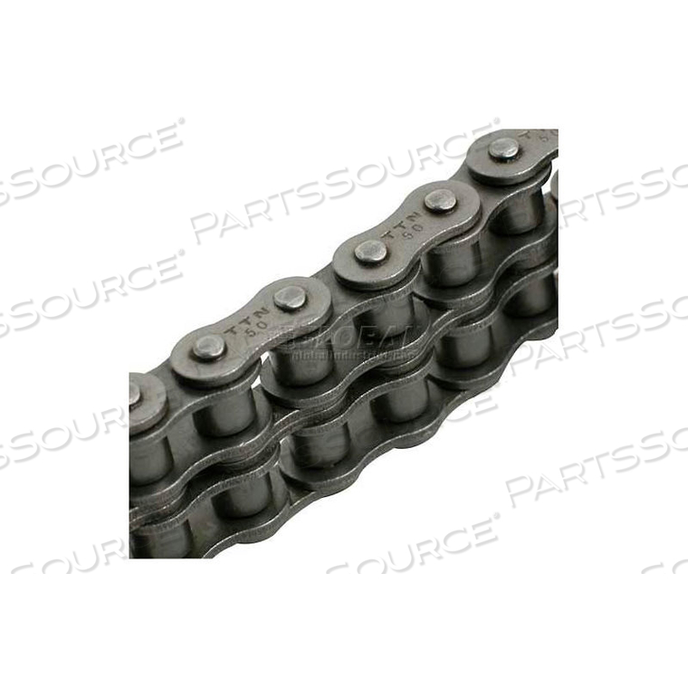 PRECISION ANSI DOUBLE ROLLER CHAIN - 50-2R - 5/8" PITCH - 100FT REEL by Tritan