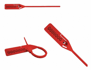 PULL RIP STAMP SEAL RED 5-1/2 PK250 by ELC Security Products