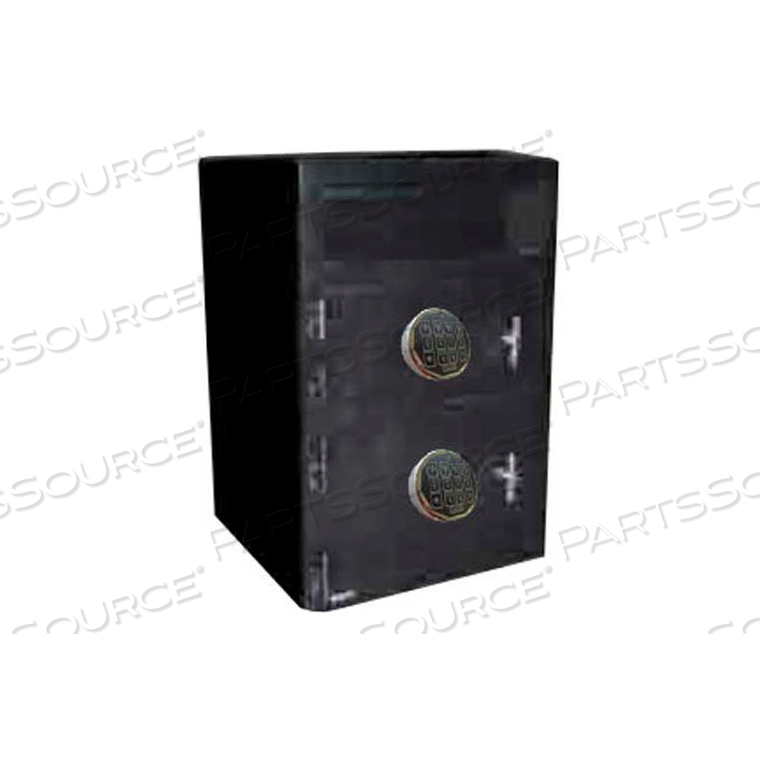 DEPOSITORY SAFE ELECTRONIC LOCK - 18-1/2"W X 20"D X 30"H, BLACK 