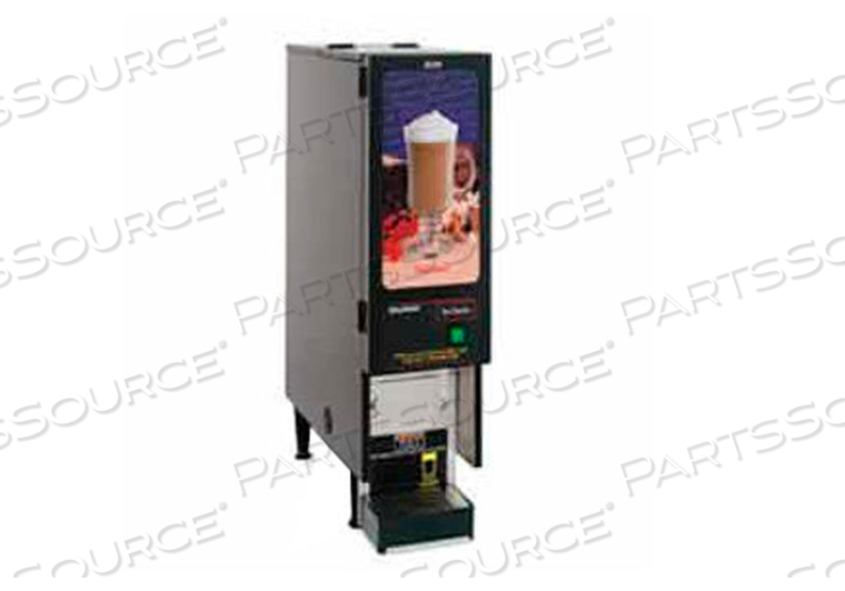 FRESH MIX DISPENSER, 1 HOPPER, BLACK, HOT CHOCOLATE DISPLAY by Bunn FRESH MIX DISPENSER, 1 HOPPER, BLACK, HOT CHOCOLATE DISPLAY by Bunn