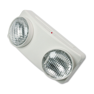 SWIVEL HEAD TWIN BEAM EMERGENCY LIGHTING UNIT, 12.75W X 4D X 5.5"H, WHITE by Tatco