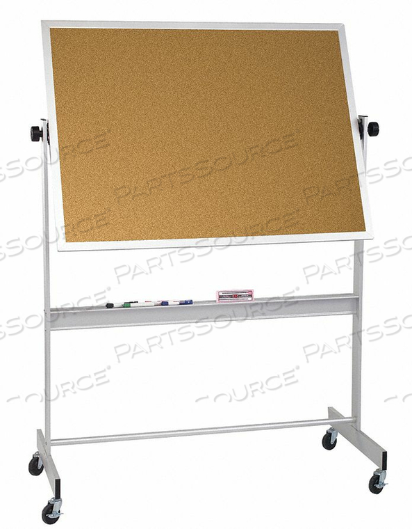 DRY ERASE BOARD CORK/PORCELAIN 48 X60 by Balt DRY ERASE BOARD CORK/PORCELAIN 48 X60 by Balt