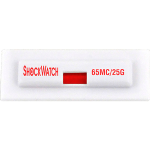 SPOTSEE MINICLIP SINGLE TUBE IMPACT INDICATORS, 75G RANGE, 100/BOX by Shockwatch Inc