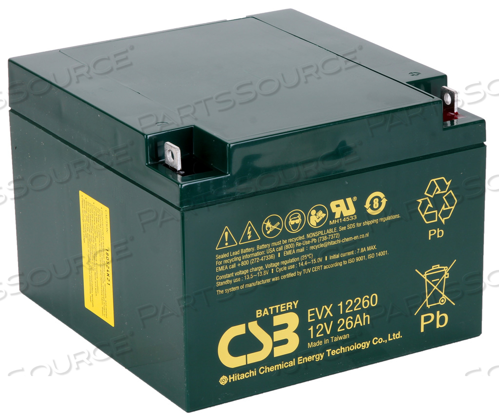 CSB OEM 12V 26AH SLA FLAG DEEP CYCLE 